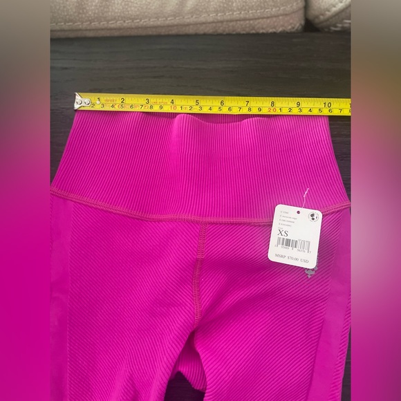 $70 MSRP NWT Free People Free Throw 7/8 Pink Leggings in Mexican Sage - Picture 5 of 8
